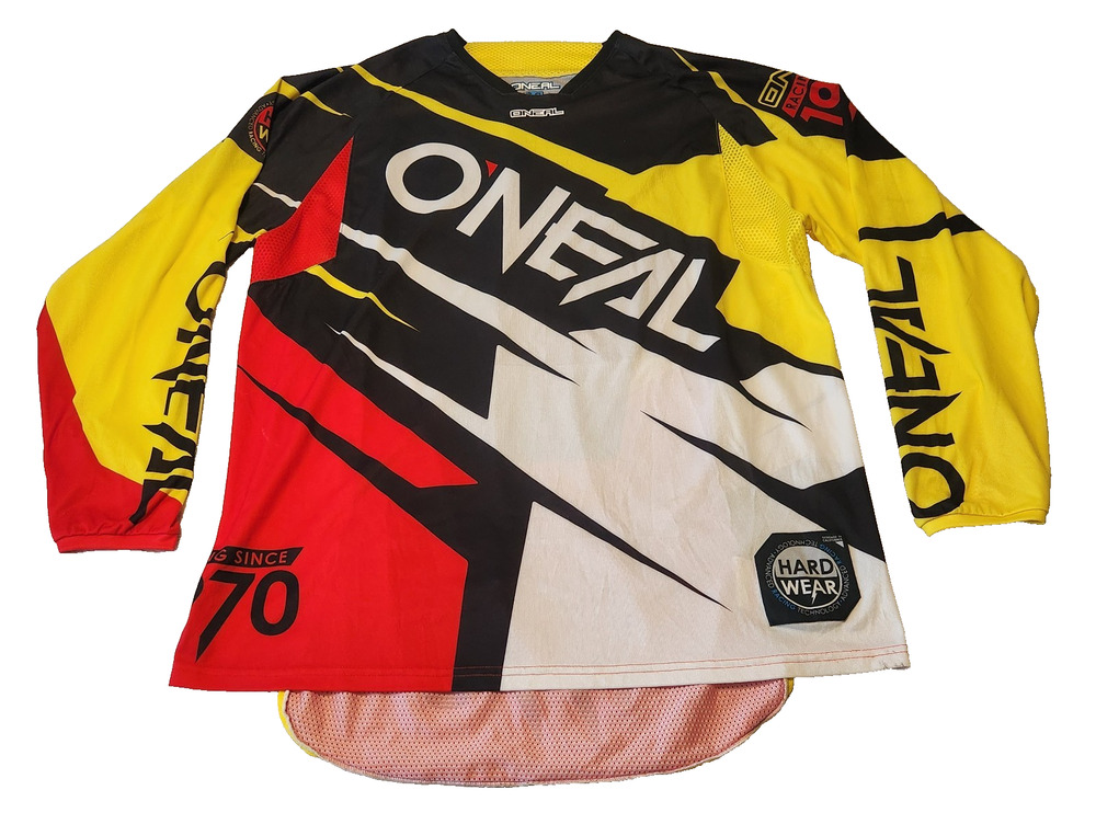 O'NEAL Hardwear Motorcycle Motocross MX Dirtbike Adv. Racing Tech Jersey Men's L